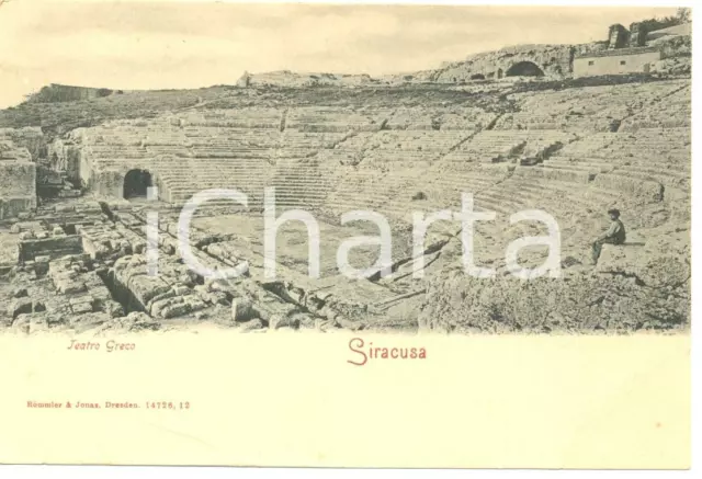 1900 ca SIRACUSA Teatro GRECO *Cartolina FP NV