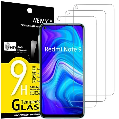 3 unidades vidrio protector blindado para Xiaomi Redmi Note 9 Xiaomi Redmi 10X 4G
