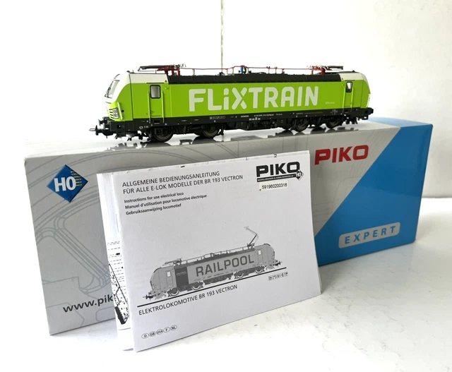 PIKO 59196 E-Lok BR 193 Vectron Flixtrain VI + DSS PluX22 Spur H0