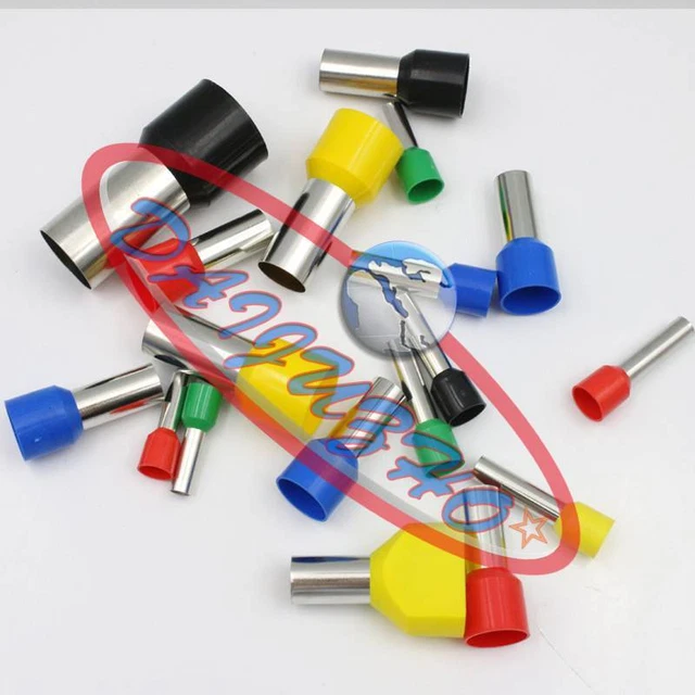 NEW 100pcs Insulated Cord End Terminal Wire Ferrules E25-16 4 AWG 25mm²