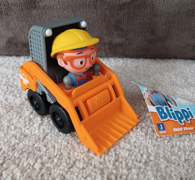 NEW BLIPPI MINI Skid Steer Digger Toy, Movable Bucket and Wheels EUR 5