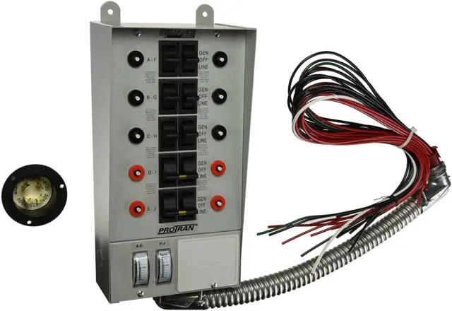 30310A Pro/Tran 10-Circuit 30-Amp Indoor Generator Transfer Switch