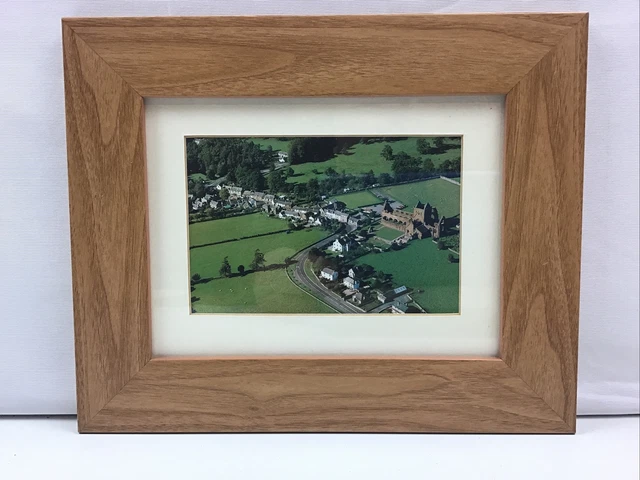 Ariel View Of New Abbey Village Dumfries And Galloway Framed Photographic Print