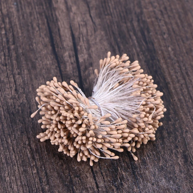 400pz/set Stami Fiorici Perlizzati Artificiali Floreali Per Fare Fiori