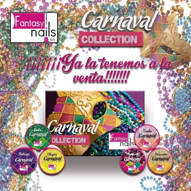 carnaval coleccion  de fantasy nails