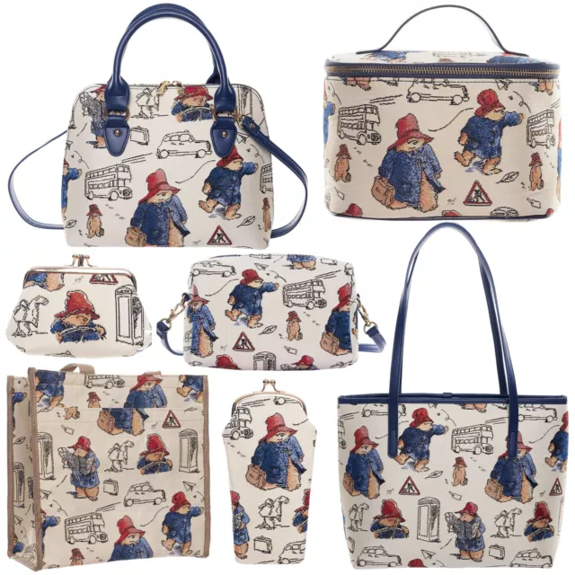Paddington Bear Collection - Bags Purse Glasses Toiletry Case Signare Tapestry