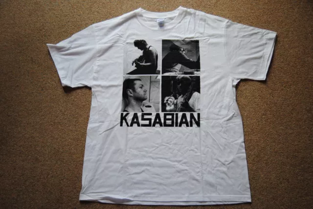 Kasabian Band B&W Squares T Shirt New Official Empire West Ryder Velociraptor