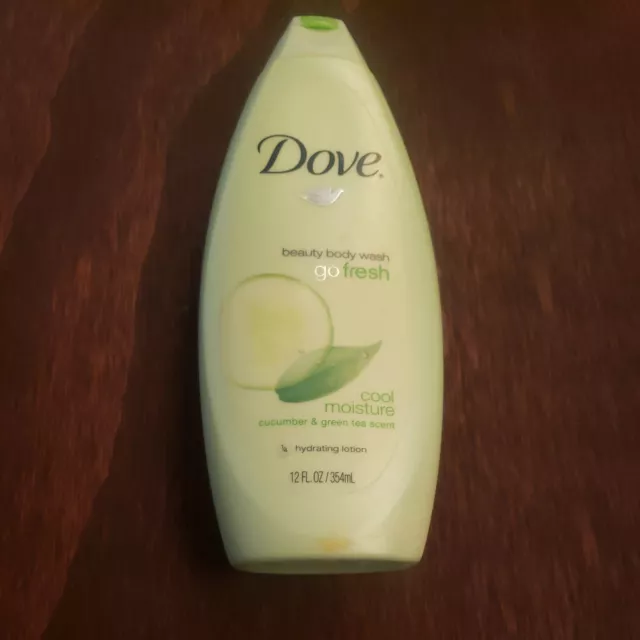 Dove Beauty lavado corporal, fresco, humedad fresca, pepino y aroma a té verde 12 oz
