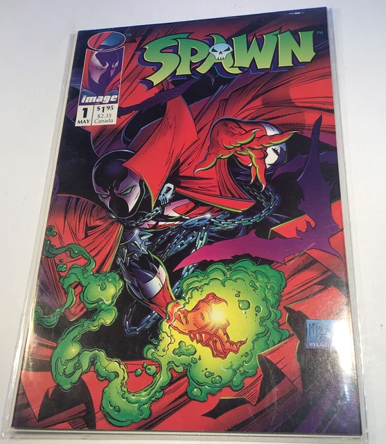 RARE VINTAGE 1992 Spawn 1 Image Comics 1 May Todd McFarlane Steacy Nice Shape