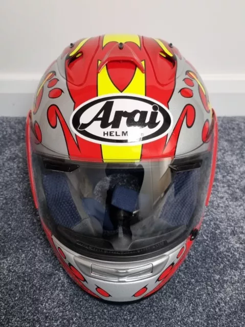 Arai RX7 Corsair Nicky Hayden Wired Size XS VGC