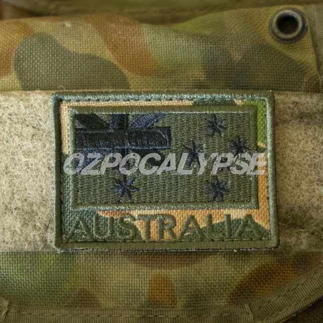 DPCU Subdued Australian Flag Patch - auscam army military adf tactical ozcam anf