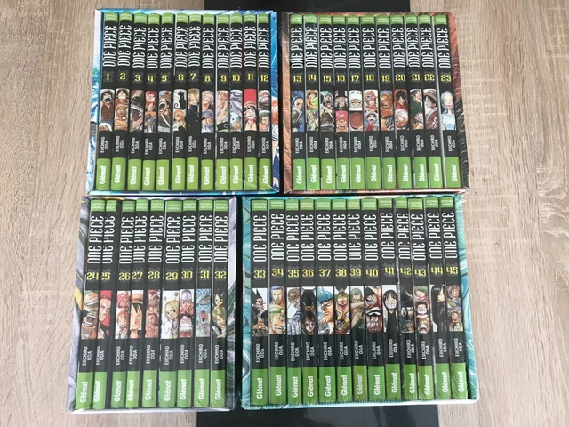 LOT DE 4 coffrets one piece - Arcs east blue/ alabasta / Skypiea