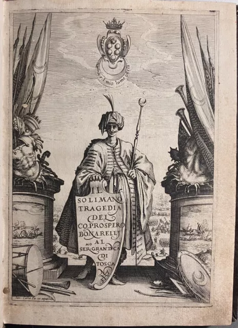 "Il Solimano Tragedia", FIrenze 1620