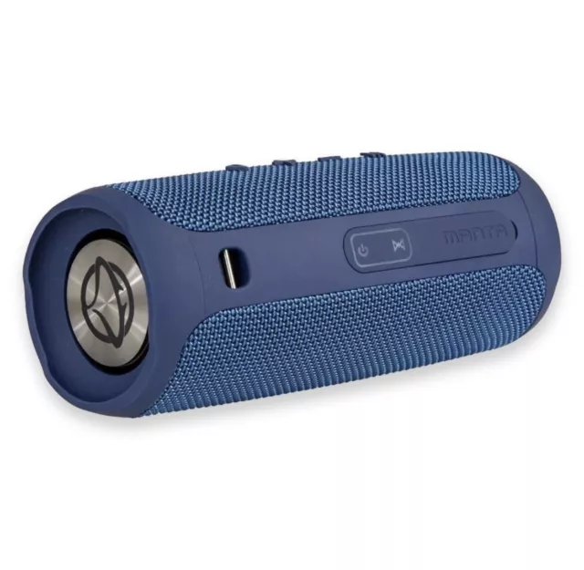 Manta Spk130go Bluetooth 5.0 Speaker  10w |Rms | Grp | Built-in-battery | Blue