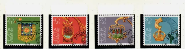 Schweiz Briefmarken Satz Mi. 1223-1226 Pro Patria 1982 gestempelt (CH210)