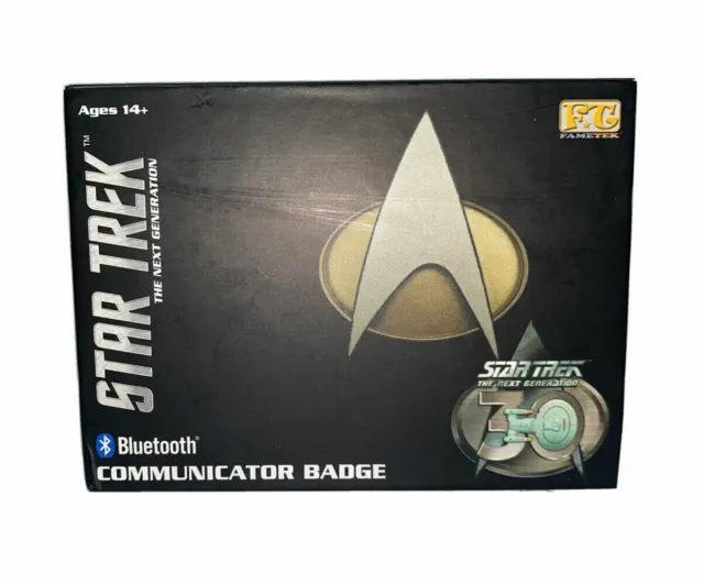 Star Trek TNG Bluetooth Communicator Badge 30th Anniversary   NEW in box