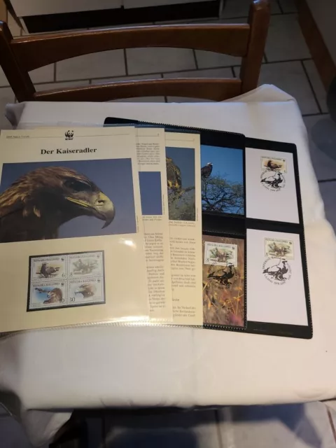 WWF komplettes Kapitel 285 Mazedonien Kaiseradler 2001 Tiere Vögel Fische Insekt