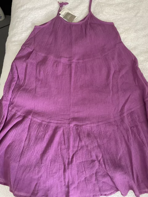 Next Purple Maxi Dress Age 13 Years BNWTS  RRP £17