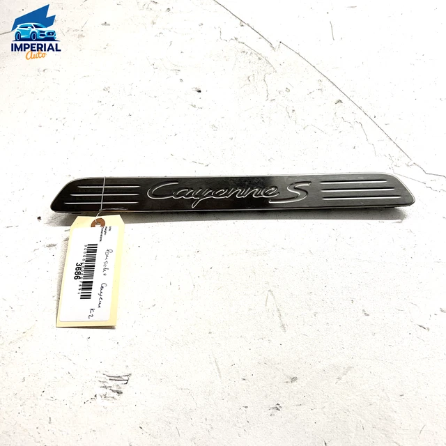 2011 - 2017 Porsche Cayenne - Front Left / Right Door Sill Scuff Plate Trim Oem