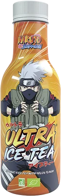 Tè ghiacciato biologico, Naruto Kakashi, tè nero al melone con gusto melone 12 x 500 ml
