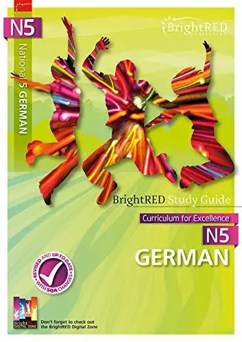 National 5 German (Bright Red Study Guide) by Susan Bremner Book The Fast Free