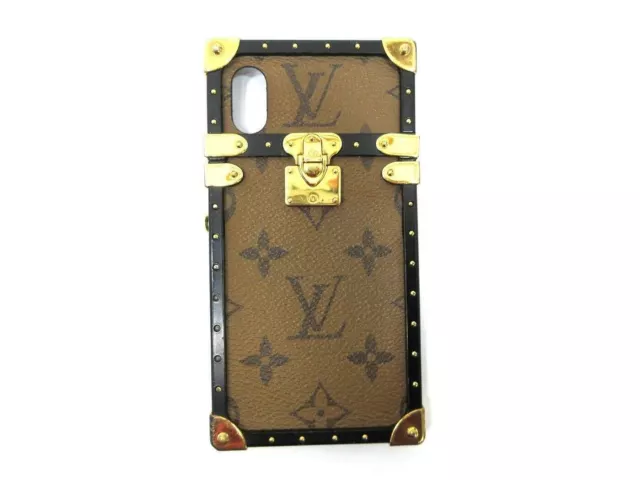 Auth Louis Vuitton Monogram Reverse Eye Trunk Light M67893 iPhone X & XS 94968