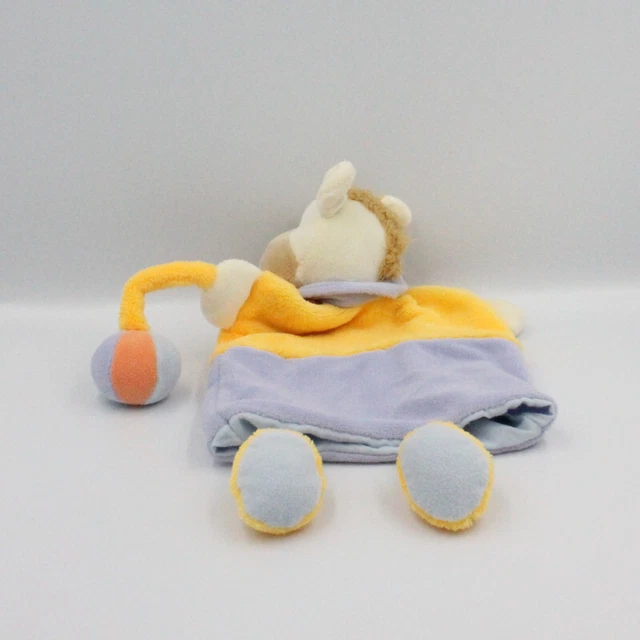 Doudou et Compagnie marionnette ane cheval Mario jaune parme Graines - 20335 3