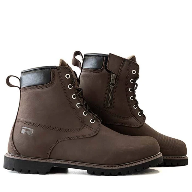 Richa Calgary braun wasserdicht kurz Stadtmotorrad Motorrad Stiefelette