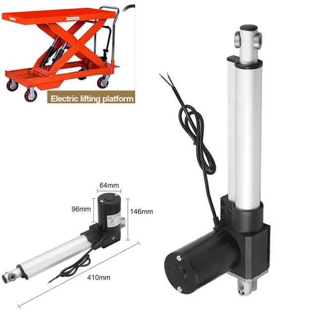 Produktbild von WindWilder 6000N Linearantrieb – 230 Mm Hub, DC 24V, 6000 N Druck, 4000 N Zug, Inkl. Handsteuerung & Netzteil