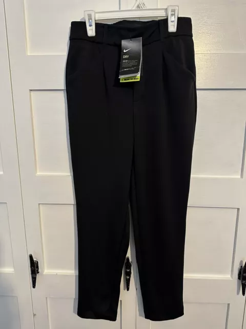 Women Nike Dry Ace UV Slim Fit Golf Pants CU9351 010 SIZE Small, Black, New