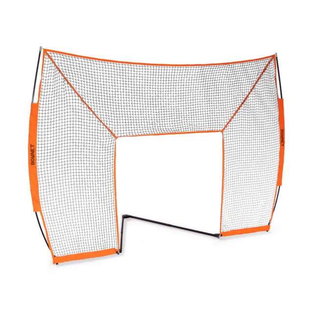 Bownet Portable Halo Lacrosse Backstop Net Barrier Steel Coated Frame 12'x9'