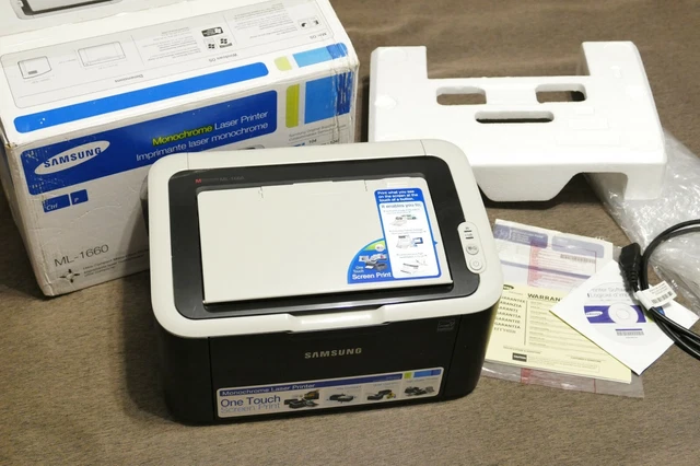 Destilar Corea Maldición IMPRESORA LASER SAMSUNG ML-1660 (para reparar) + Tóner con carga restante EUR 9,99 - PicClick FR Destilar Corea Maldición IMPRESORA LASER SAMSUNG ML-1660 (para reparar) + Tóner con carga restante EUR 9,99 - PicClick FR