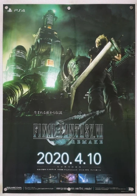 FINAL FANTASY VII 7 Remake - Promotional Poster Japan B2 - V1