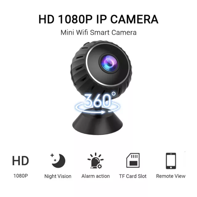 1080P HD Mini Wifi Wireless IP Hidden Spy Camera Security Network Monitor Home