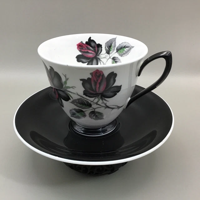 Vintage ROYAL ALBERT MASQUERADE TEA CUP AND SAUCER MADE IN ENGLAND