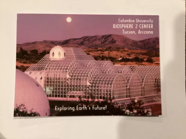 Tucson Arizona Columbia University Biosphere 2 Center Unposted Postcard #2