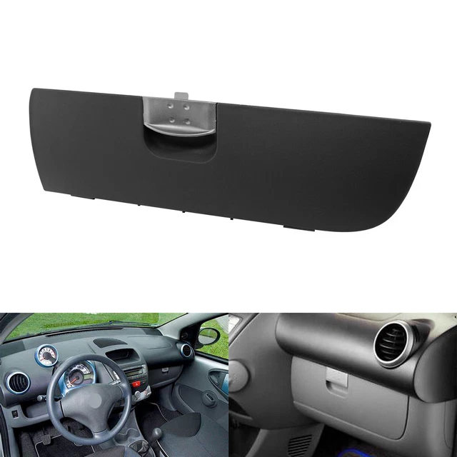 Accoudoir/plateau Pour Peugeot 107 – Boîte à Gants De Rangement, Noir Et Rouge, Sans USB, Installation Facile