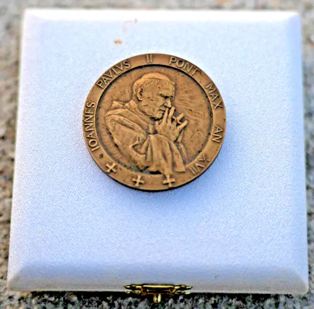 VATICAN Medal Annual Papal 1995 Year Pontificate XVII POPE JOHN PAUL II