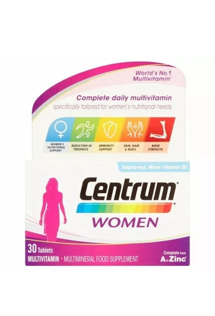 Centrum Women A To Zinc Multivitamin 30 Tablets