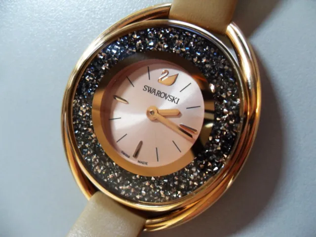 Swarovski 5296319 Swiss Nos Crystalline Bezel & St. Steel Case Quartz Lady Watch