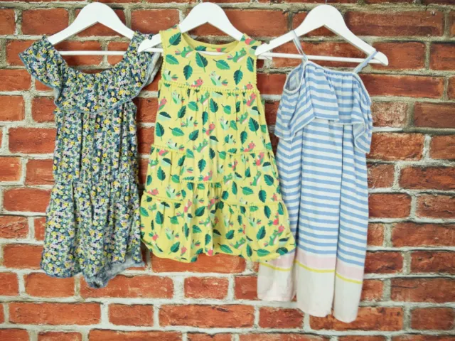 Girls Bundle Aged 5-6 Year Next M&S Summer Dresses Playsuit Floral Birds 116Cm