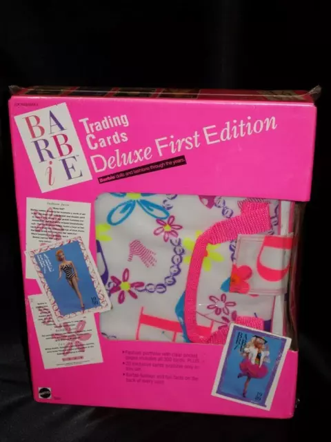 Barbie trading cards deluxe first edition deals