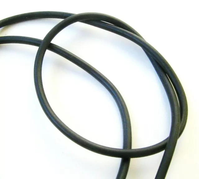 Kautschukband 3mm 1m schwarz Kautschukschnur Synthetisch SERAJOSY