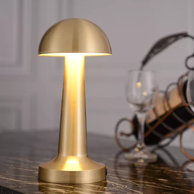 Lampada Da Tavolo a LED Touch oro Ricaricabile Per Casa Ristorante Bar