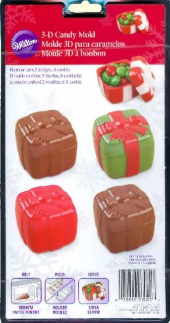 Wilton 0266072 Stampo cioccolato caramelle SCATOLE Regalo 3D spedizioni veloci 2