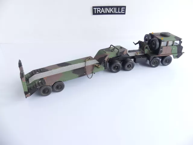 Personnalise Solido 1:50 Vehicule Camion Militaire Berliet T 12 + Remorque 3