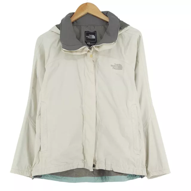 The North Face Hyvent Bianco Giacca Impermeabile Traspirante Donna Taglia M