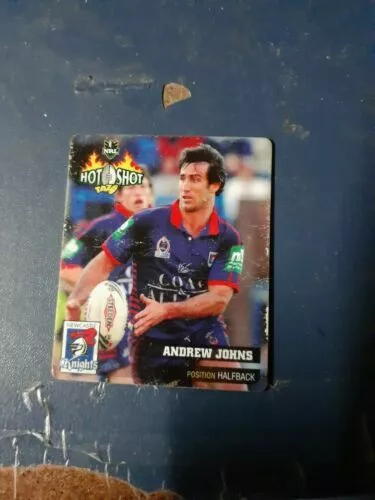 Hot Shot Tazo Rugby League Card Nrl 2006 Rare andrew johns