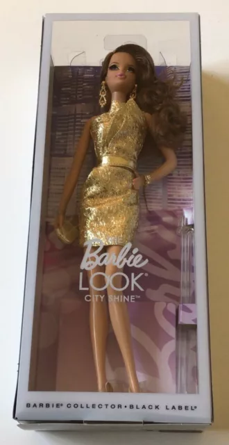 The BARBIE Look - City Shine BARBIE COLLECTOR "Black Label" 2014 Doll CFP86 NIB