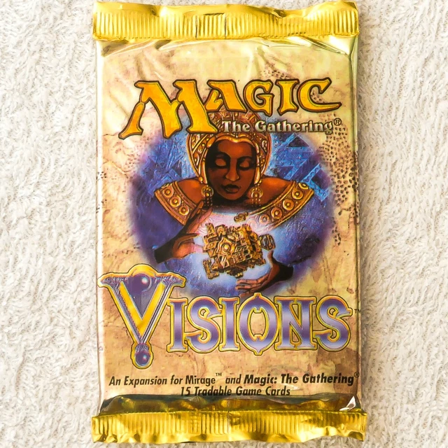 MTG: VISIONS SEALED Booster Pack from Box - Magic - Mirage Block - English  $48.00 - PicClick
